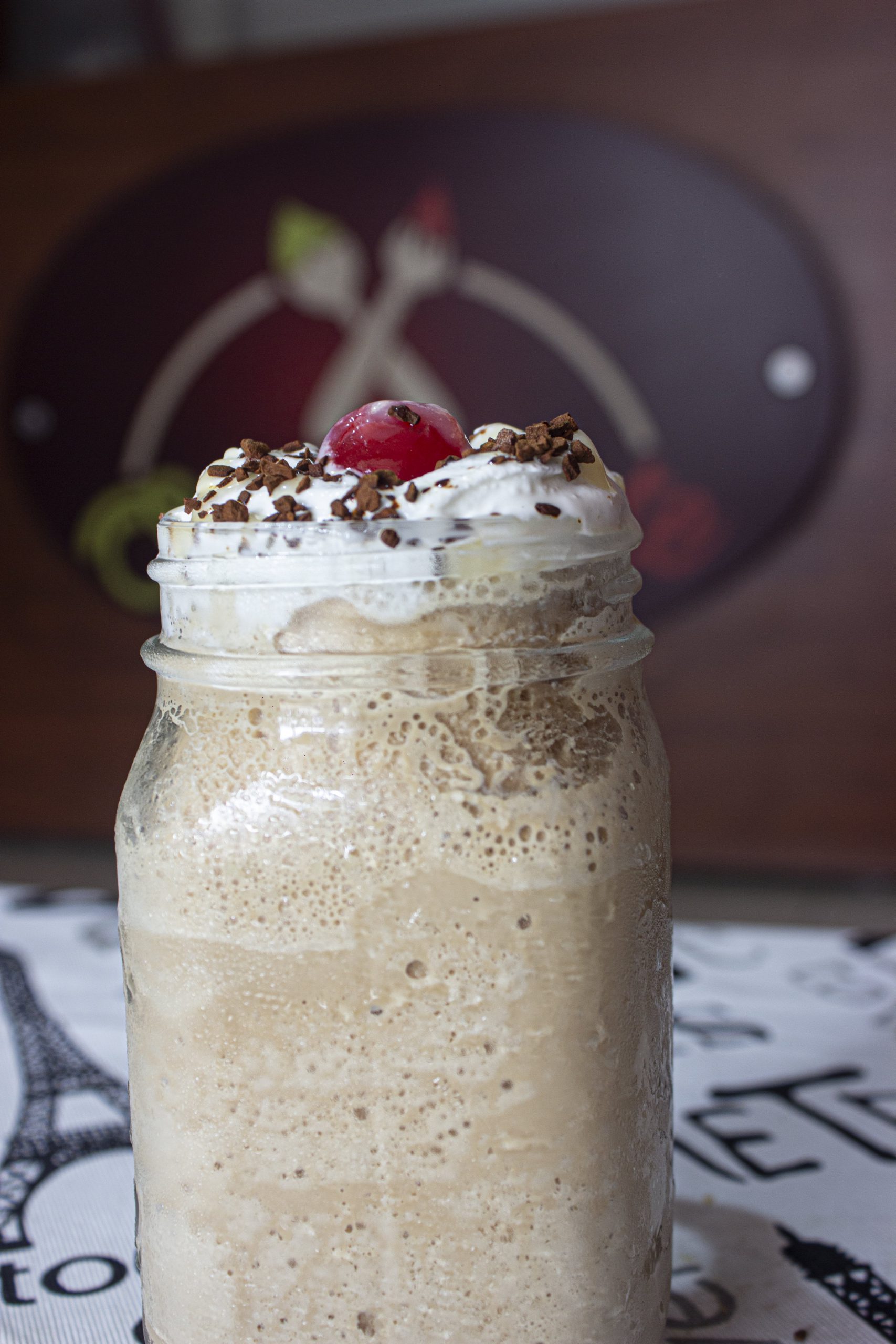 Bebida deliciosa y fria a base de café